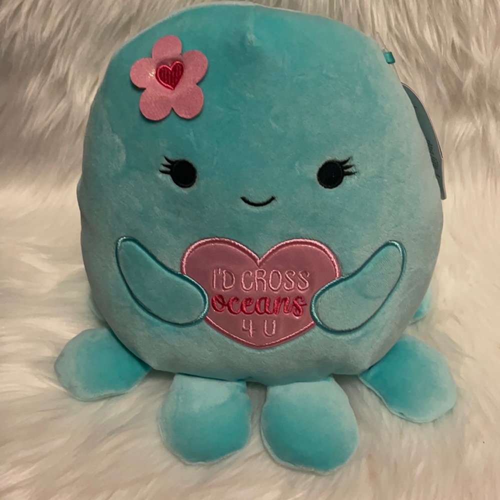 Squishmallow - 8" vday olina the octopus